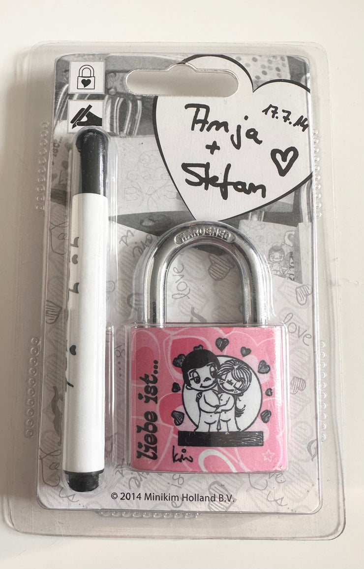 Liebesschloss Abverkauf Farbe „sortiert“