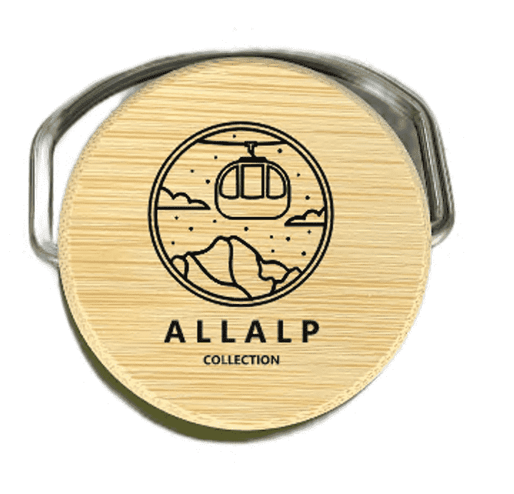500ml Edelstahl Trinkflasche in Grün | AllAlpCollection laserstern-beschriftungen-lasergravuren.myshopify.com 