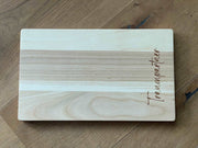 Brotzeitbrett Esche 30x18cm | Traumpartner - Laserstern Beschriftungen - Lasergravuren