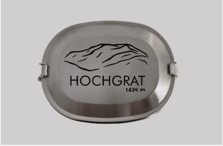 Brotzeitdose Berge der Allgäuer Alpen | AllAlpCollection laserstern-beschriftungen-lasergravuren.myshopify.com 