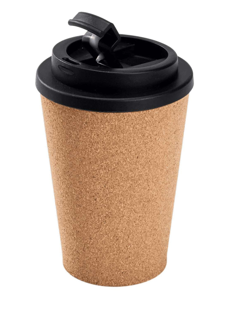 Coffee-To-Go-Becher Kork, 350 ml, Schraubverschluss, Kunststoff laserstern-beschriftungen-lasergravuren.myshopify.com Kaffee- & Teebecher