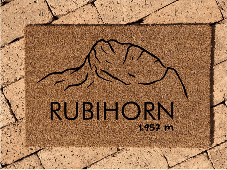 Kokos Fußabstreifer | Fußmatte Teppich | AllAlpColletion laserstern-beschriftungen-lasergravuren.myshopify.com 