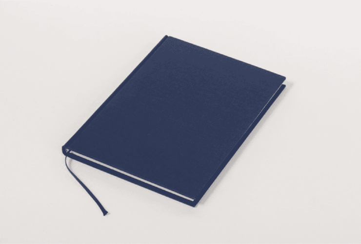 Leinen Notizbuch Semikolon B5 laserstern-beschriftungen-lasergravuren.myshopify.com 