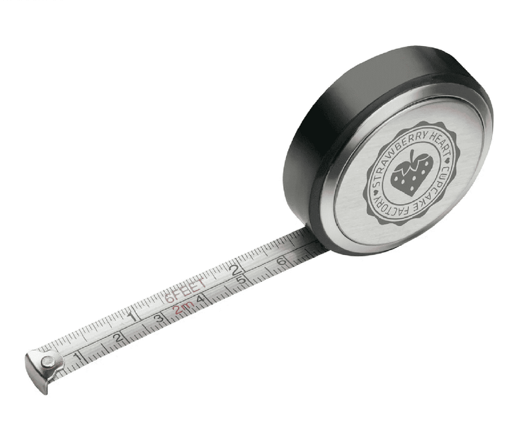 Maßband 2m aus Edelstahl - Taschenmaßband laserstern-beschriftungen-lasergravuren.myshopify.com 