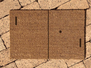 Personalisierte Kokos Fussmatte | MOTIVWAHL | Geschenk zum Einzug | Indoor Türmatte - Laserstern Beschriftungen - Lasergravuren