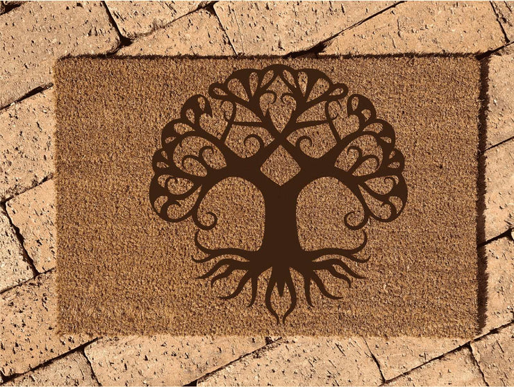 Personalisierte Kokos Fussmatte | MOTIVWAHL | Geschenk zum Einzug | Indoor Türmatte laserstern-beschriftungen-lasergravuren.myshopify.com 