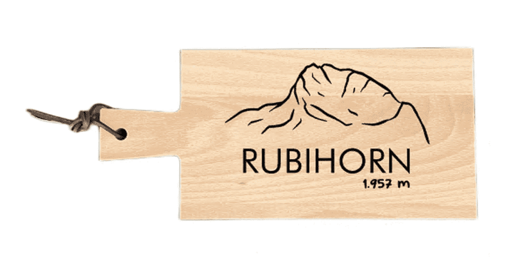 Schneidebrett Kirschholz 40 x 20cm - 1,5cm stark | AllAlpCollection - Laserstern Beschriftungen - Lasergravuren