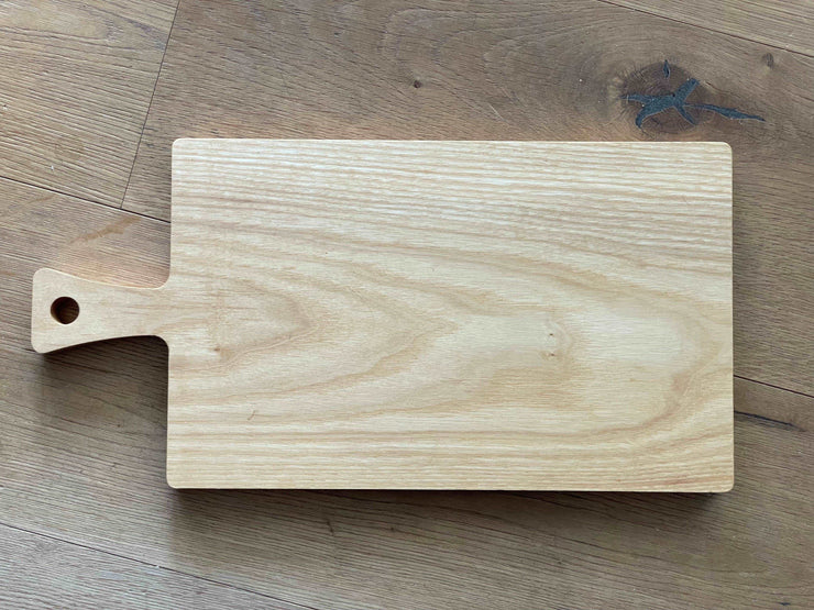 Schneidebrett mit Griff - aus Kirschholz geölt 40 X 20 X 1,5cm laserstern-beschriftungen-lasergravuren.myshopify.com 