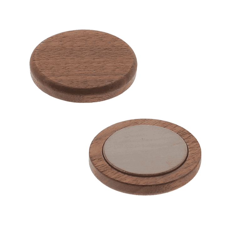 Tafelmagnet 39mm aus Holz laserstern-beschriftungen-lasergravuren.myshopify.com 