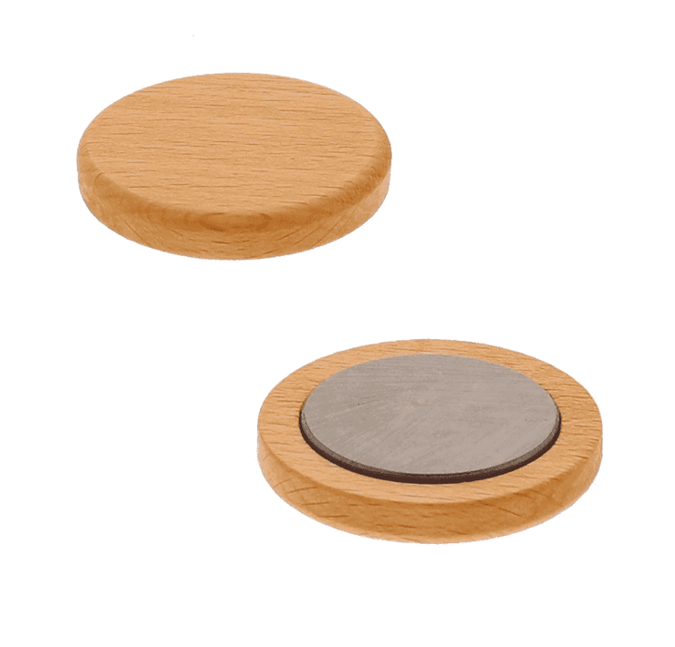 Tafelmagnet 39mm aus Holz laserstern-beschriftungen-lasergravuren.myshopify.com 