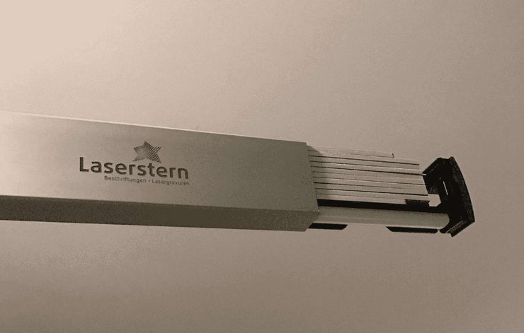 Wasserwaage inkl. Meterstab und Zimmererbleistift laserstern-beschriftungen-lasergravuren.myshopify.com 